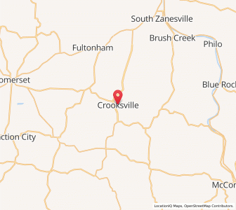 Map of Crooksville, Ohio