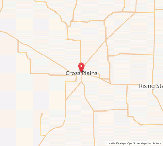 Map of Cross Plains, Texas