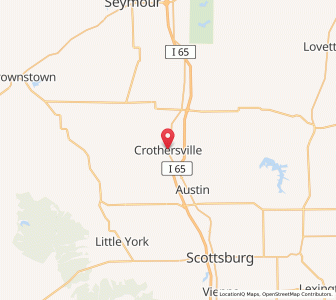 Map of Crothersville, Indiana