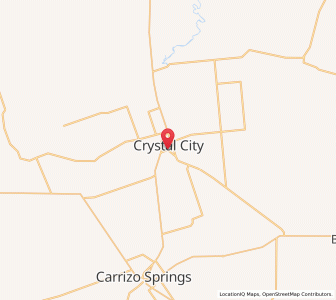 Map of Crystal City, Texas