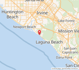 Map of Crystal Cove, California