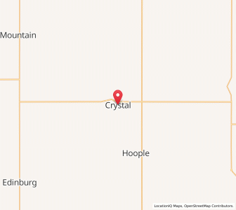 Map of Crystal, North Dakota