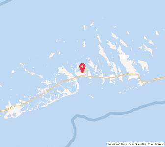 Map of Cudjoe Key, Florida
