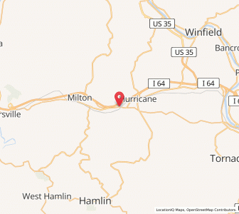 Map of Culloden, West Virginia