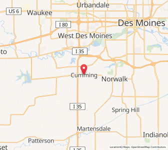 Map of Cumming, Iowa