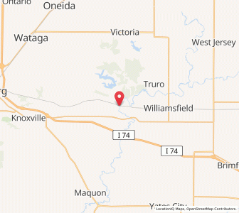 Map of Dahinda, Illinois
