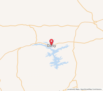 Map of Daisy, Arkansas