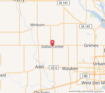 Map of Dallas Center, Iowa