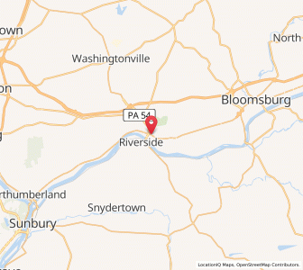 Map of Danville, Pennsylvania