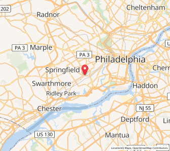 Map of Darby, Pennsylvania