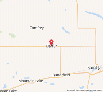 Map of Darfur, Minnesota