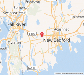 Map of Dartmouth, Massachusetts