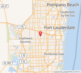 Map of Davie, Florida