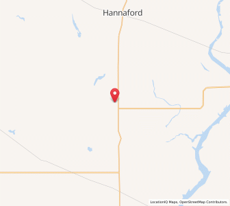 Map of Dazey, North Dakota