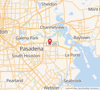 Map of Deer Park, Texas