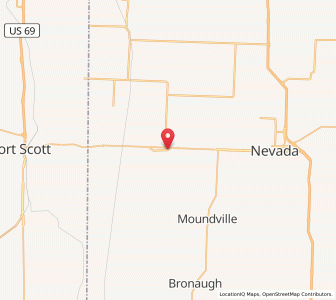 Map of Deerfield, Missouri