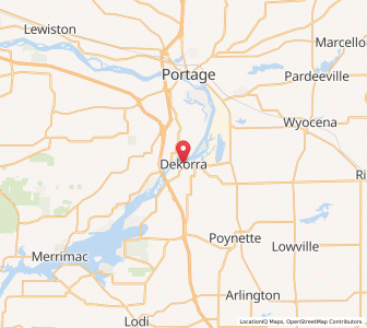 Map of Dekorra, Wisconsin