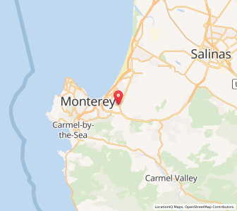 Map of Del Rey Oaks, California