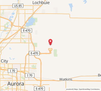 Map of DEN - Denver International Airport, Colorado