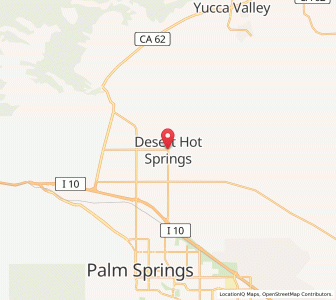 Map of Desert Hot Springs, California