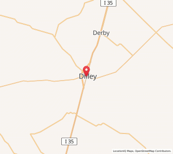 Map of Dilley, Texas