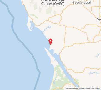 Map of Dillon Beach, California