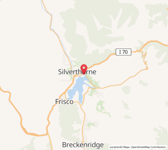 Map of Dillon, Colorado