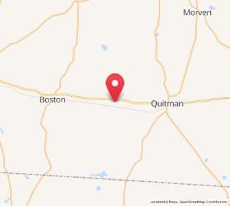 Map of Dixie, Georgia