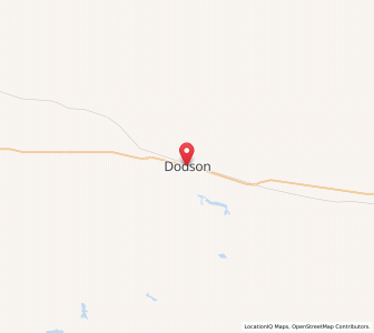 Map of Dodson, Montana