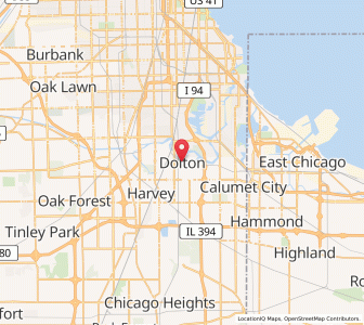 Map of Dolton, Illinois