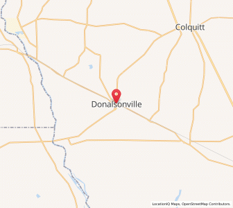 Map of Donalsonville, Georgia
