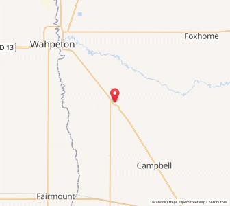 Map of Doran, Minnesota