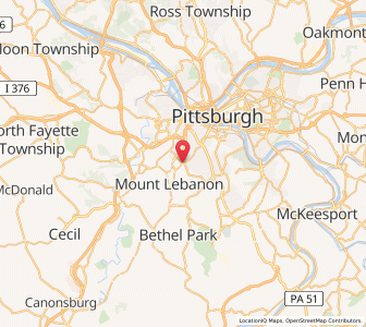 Map of Dormont, Pennsylvania