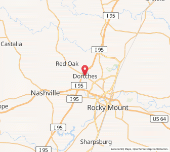 Map of Dortches, North Carolina