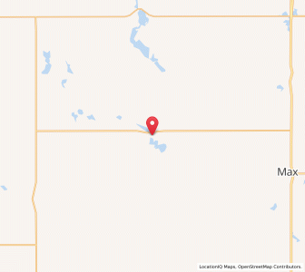 Map of Douglas, North Dakota