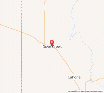 Map of Dove Creek, Colorado