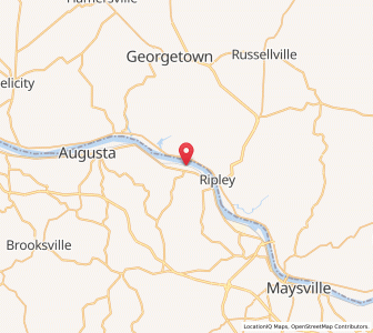 Map of Dover, Kentucky