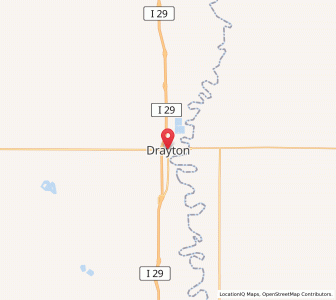 Map of Drayton, North Dakota