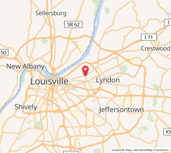 Map of Druid Hills, Kentucky