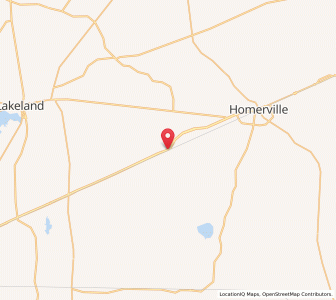 Map of Du Pont, Georgia