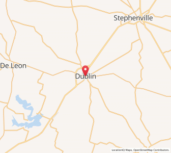 Map of Dublin, Texas