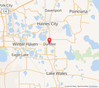 Map of Dundee, Florida
