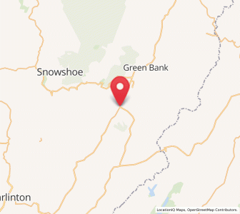 Map of Dunmore, West Virginia