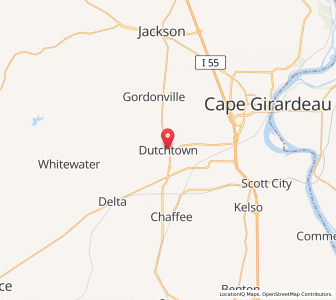 Map of Dutchtown, Missouri