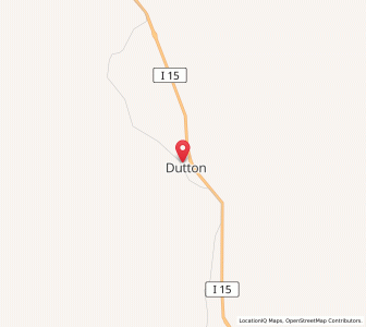 Map of Dutton, Montana