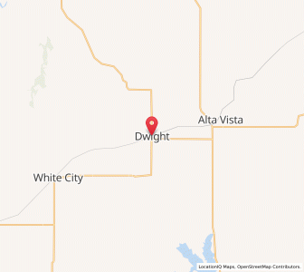 Map of Dwight, Kansas