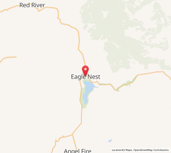 Map of Eagle Nest, New Mexico