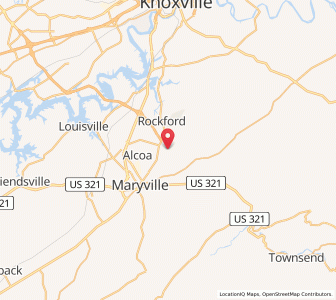 Map of Eagleton Village, Tennessee