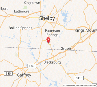 Map of Earl, North Carolina