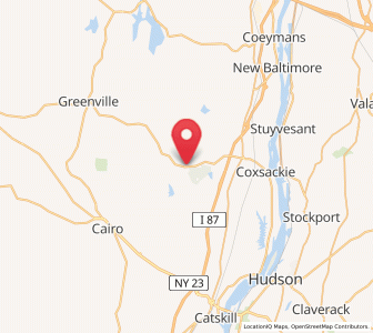 Map of Earlton, New York